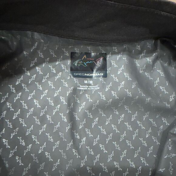 Greg Norman Gray Full Zip Performance Jacket Men’s M - Picture 2 of 3